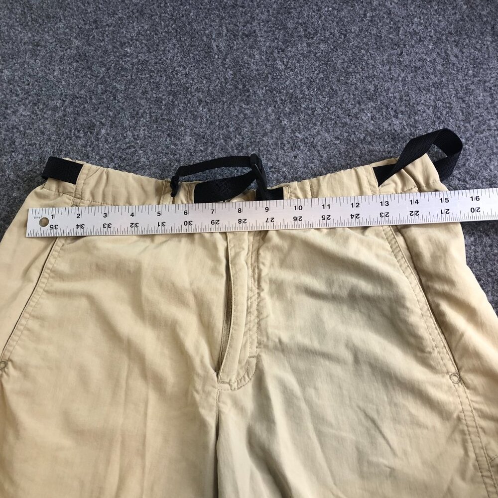Patagonia Hiking Shorts Mens Medium GI III Tan Nylon Pockets Belted - Picture 5 of 10